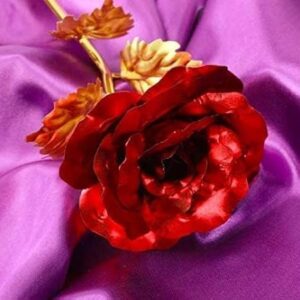 HOMPLIX 🔥 Red Gold Rose – Eternal 24K Gold Foil Artificial Flower 🌹 | Luxury Gift Box – Perfect for Mother’s Day, Valentine’s, Anniversary & More! - Image 2
